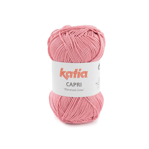 Ovillo CAPRI - Katia - Rojo Salmón - 82183