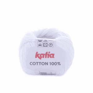 Ovillo COTTON 100% - Katia - Blanco - 1