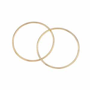 aros de metal para bolso 12,5 dorado
