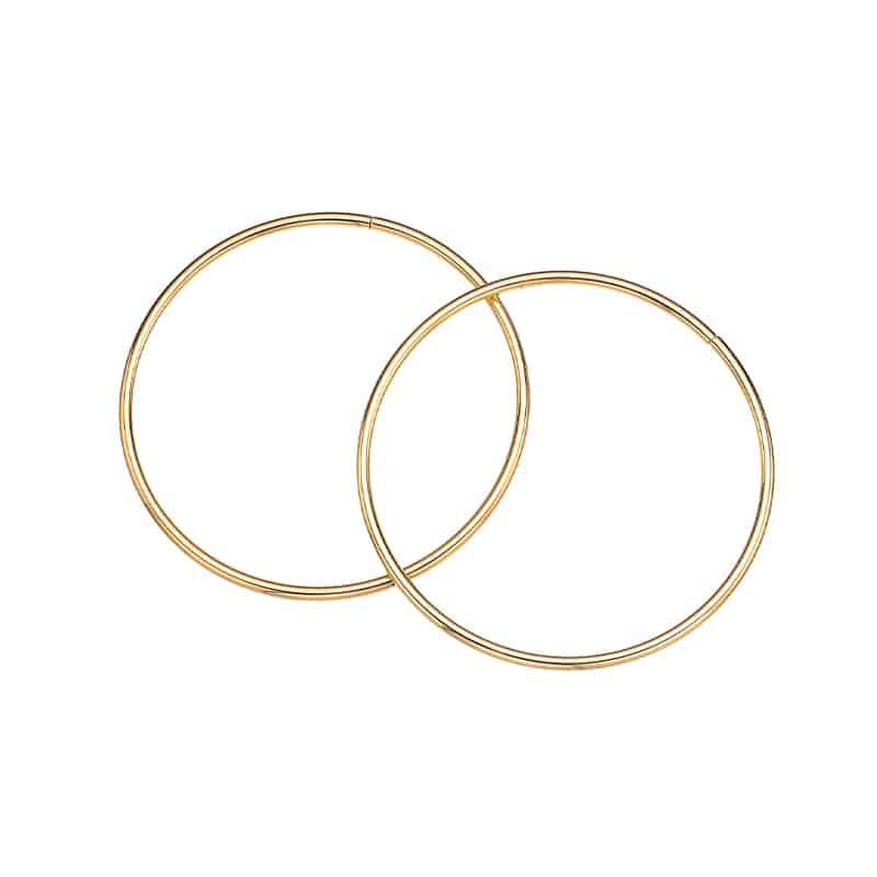 aros de metal para bolso 12,5 dorado