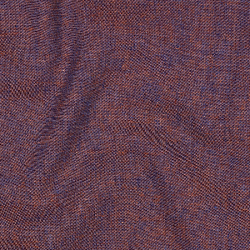 Lino Algodón Yarn Died - Azul y Marrón 1
