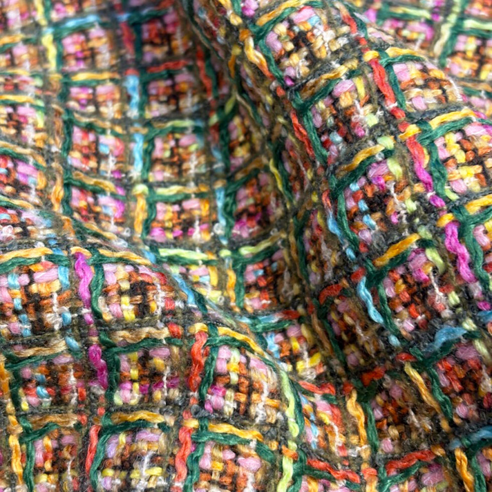 Tela de Tweed de cuadros