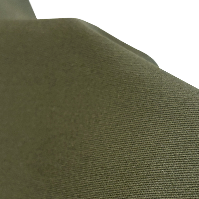 Tela de Sarga de Algodón Stretch Soft Brushed - Verde Oscuro