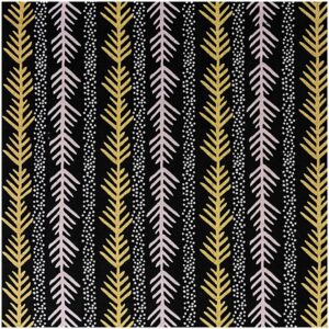 Tela gráfica abeto negro-dorado – PRECORTADO 50 x 1,40 cm
