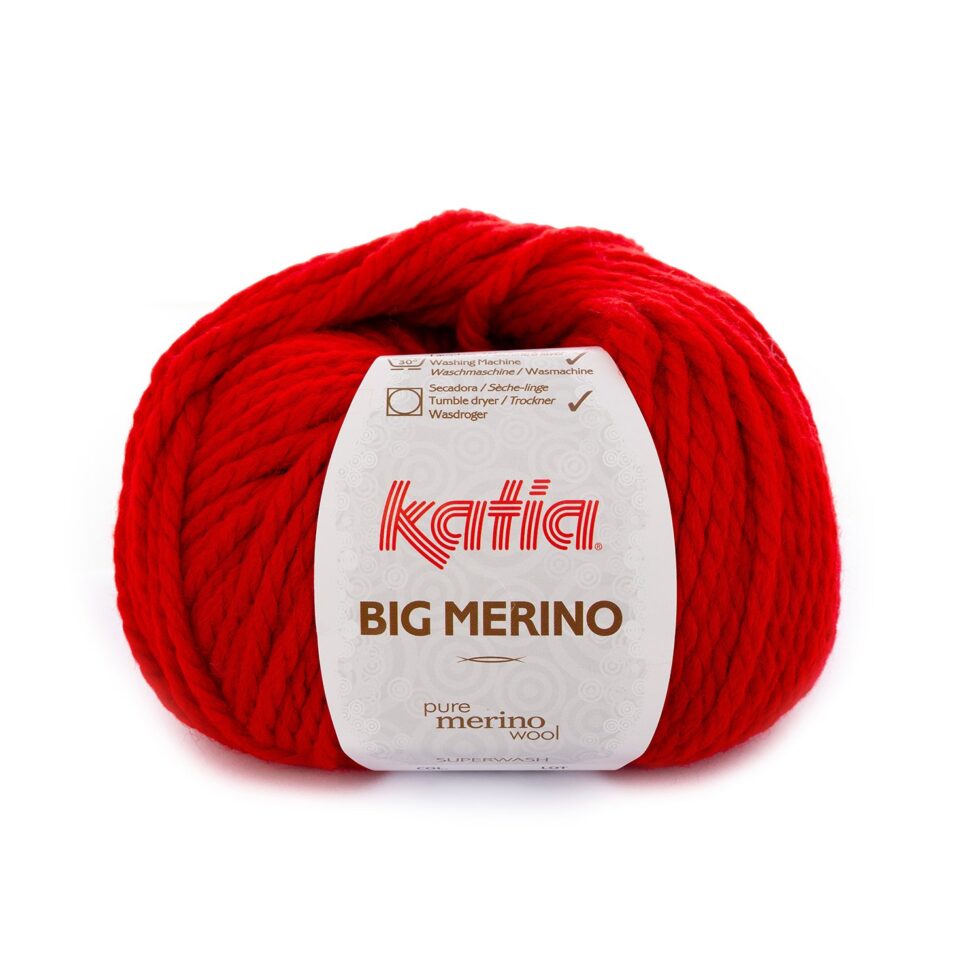 lana-hilo-big merino-tejer-lana-virgen-acrilico-rojo-otono-invierno-katia-4-fhd