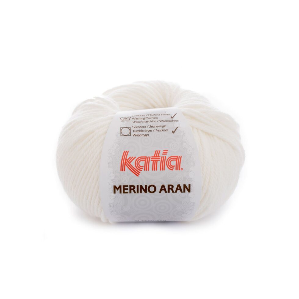 Lana MERINO ARAN - Katia - 3 - Crudo