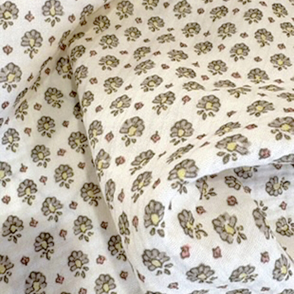 Muselina Algodón Orgánico 'Jaipur' - Crudo - Imagen 4