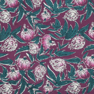 Tela de algodón indio estampado a mano