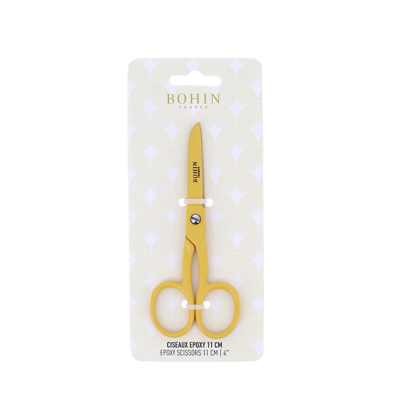tijeras epoxy 11 cm bohin amarillo