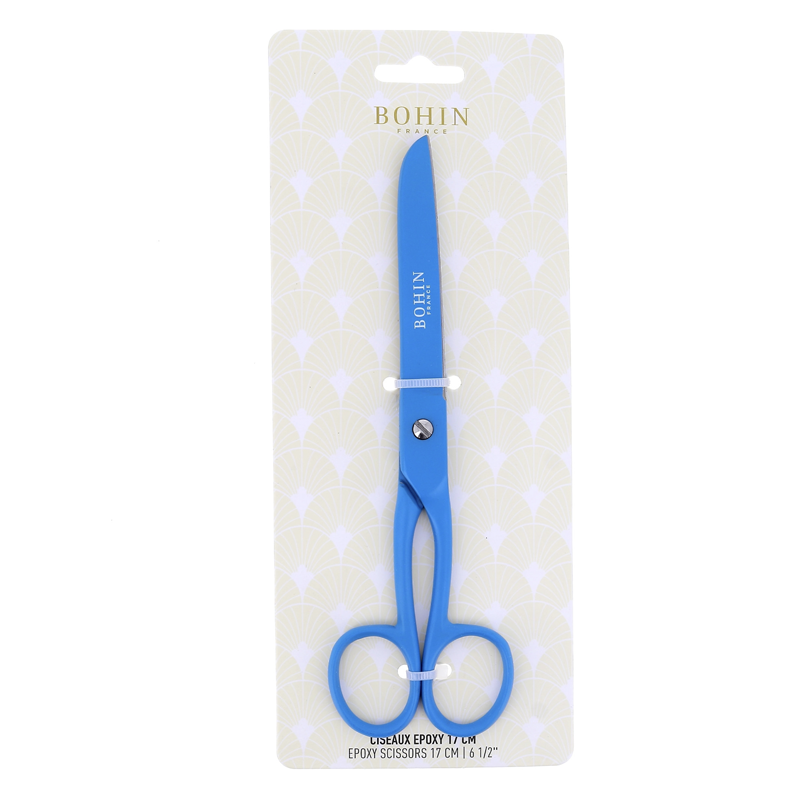 tijeras epoxy 17 cm bohin azul