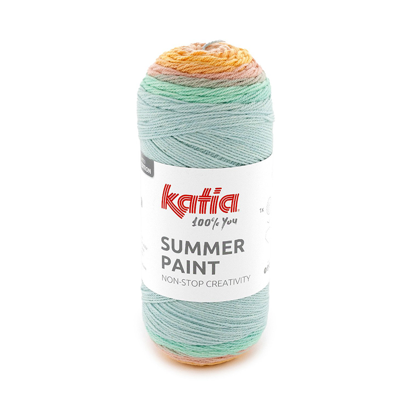 lana-hilo-summerpaint-tejer-acrilico-algodon-azul-pastel-rosa-claro-naranja-claro-primavera-verano-katia-501-fhd