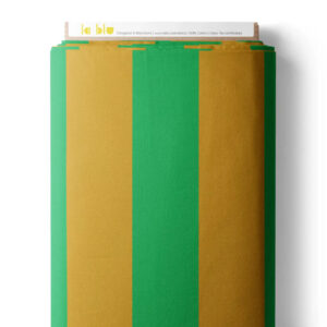 Popelín Rayas 'Green Stripes' - La Blu