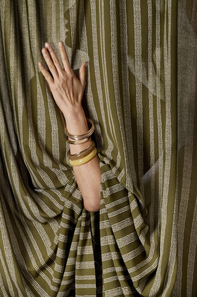 Tela 'Gaia Ivy' Verde de Atelier Brunette 1