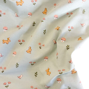 tela punto de camiseta 'sweet rabbit'